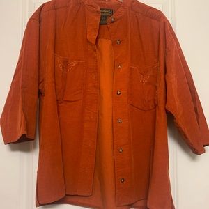 Eddie Bauer Burnt Orange Midsleeve Top